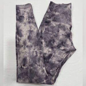 Lululemon Align Pant 28" *Diamond Dye Pink Bliss Graphite Purple Size 4